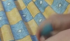 Masturbating in the hammock