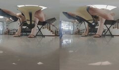 3DVR 180 degree XINGGAN XIAOYU DANGLING POV CRUSH