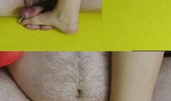 484+510+533 is a cumpilation of videos where Sylvana makes Slade cum just by crushing his testicles with her feet