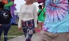 braless teen music festival