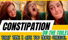 Constipation Toilet Struggle Close Up of My Face with Desperation and Crying by Bella Blast