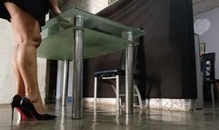 Pronounced arches, stiletto heels, dangling heel, big legs (2)