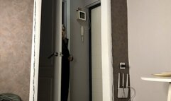 Fishnets pantyhose tease!