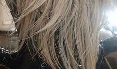 Latex doll masturbating