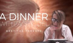 Dinner with Sequel: Meet the Parents (close-ups, vore, masturbation, stomach growling)