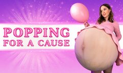 Popping for a Cause - Balloon Popping Belly Inflation