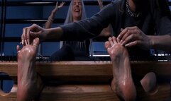 Tickled in stocks - Iris custom order