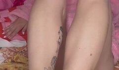 Cum countdown - Little sister is annoyed that you're obsessed with her feet