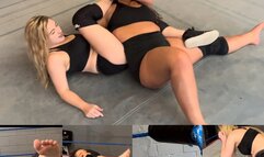 Stinkface, foot smothers, smelling and scissoring