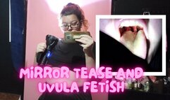 playing with a flashlight, my earlobes and my uvula