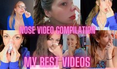 Nose Fetish Mega Compilation – 40 Minutes of Sounds, Snot, and Visual Pleasure