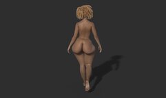 Yolanda sexy walking