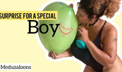 nose balloon to make a pop