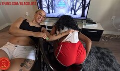 Black Lust Kitty & Kendra Allure Musical Chairs Wedgies