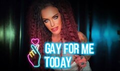 GAY FOR ME TODAY - Make Me Bi, Gay JOI, MistressRavenFD