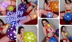 4K Ziva Fey - Slutty Balloon Fun