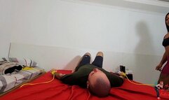 Farting, part 1, by PocaH and slave Rebbit, (cam by Manu) FULL HD