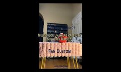 Goddess Gabbie21 My Pressure (lets try a softer seat Mario) Multi-color yoga pants (Fan Custom)