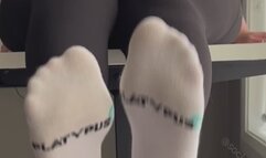 Every Angle of My Sockjob – Platypus White No-Shows