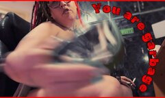Humiliation - Ignoring you, Spit, verbal degradation, human ash tray, trash POV | Maya3ee Brazilian BBW Milf *CORSET*