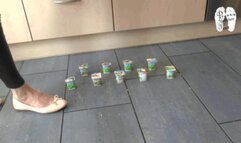 Yogurt crushed under Flats
