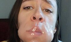 Sock Stuffed Clear Tape Gag
