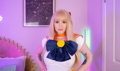 Slurped Up by Sailor Venus - Cosplay Vore Belly Expansion
