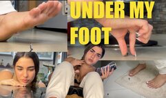 UNDER MY FOOT part one- 4K Giantess Gabriela