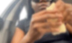 Stuffing my Face with Fast Food in my Car