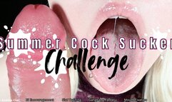 Summer Cock Sucker Challenge - HD - The Goddess Clue, Cock Sucking Bisexual Encouragement, Suck 50 Dicks This Summer, Blowjob Gangbang Fantasy, Jerk Off Encouragement, Slut Training, Cum Swallowing Encouragement, Lip Licking, Mouth Fixation