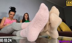 Fluffy Sock Removal - 4K MP4