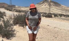 Naughty public road Pee