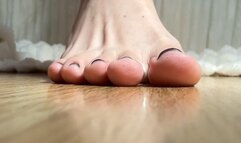 Very close to my feet