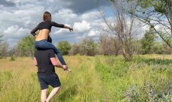 Riding on the shoulders of a slave (custom video)