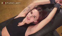 Venera - First Time Upper Body Tickling in Stocks (UHD 4K MP4)