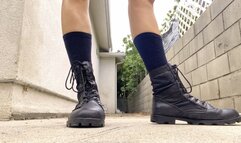 Combat Boots, Socks & Feet