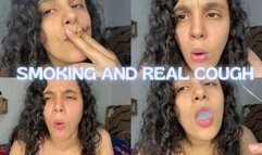 Real Deep Smoking & Harsh Coughing – Up Close & Personal!