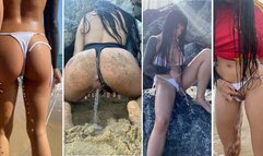 EuroPee Compilation 1: Pissing in Barcelona beach