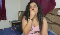 My first cigarette of the day destroys my throat I cough non-stop and end up blowing my nose! - SMOKING AND COUGH