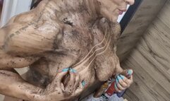 fbb full of land dirty bathroom back traps biceps pecs nude shower time