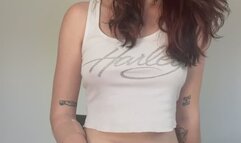 Bunnie orgasms multiple times on huge tentacle dildo (SOLO, HITACHI)