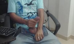 Masturbating in the office