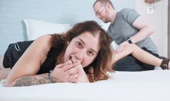 Izy can't get enough tickling