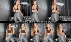 Satisfying my after gym nicotine cravings