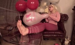 Blow to Pop Pink Balloon Ace Printed Balloon - HD 1080p mp4