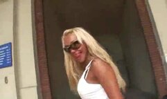 Blonde Girl fuck hard and swallowing cum