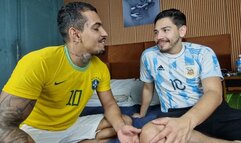 WHO KISSES BETTER, THE BRAZILIAN OR THE ARGENTINE? - BY JACK HARRIS AND CARLOS HERNANDES - CLIP FULL
