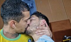 WHO KISSES BETTER, THE BRAZILIAN OR THE ARGENTINE? - BY JACK HARRIS AND CARLOS HERNANDES - CLIP 2