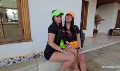 FEET DOM STEP - SISTERS - VOL # 677 - KATYA ZARA and JULLY ZARA - NEW MF JUN 2025 - CLIP 01