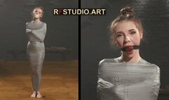 Meloxy - Tape Mummification Part 1 - Creating a Sexy Grey-Tape Mummy (UHD 4K MP4)